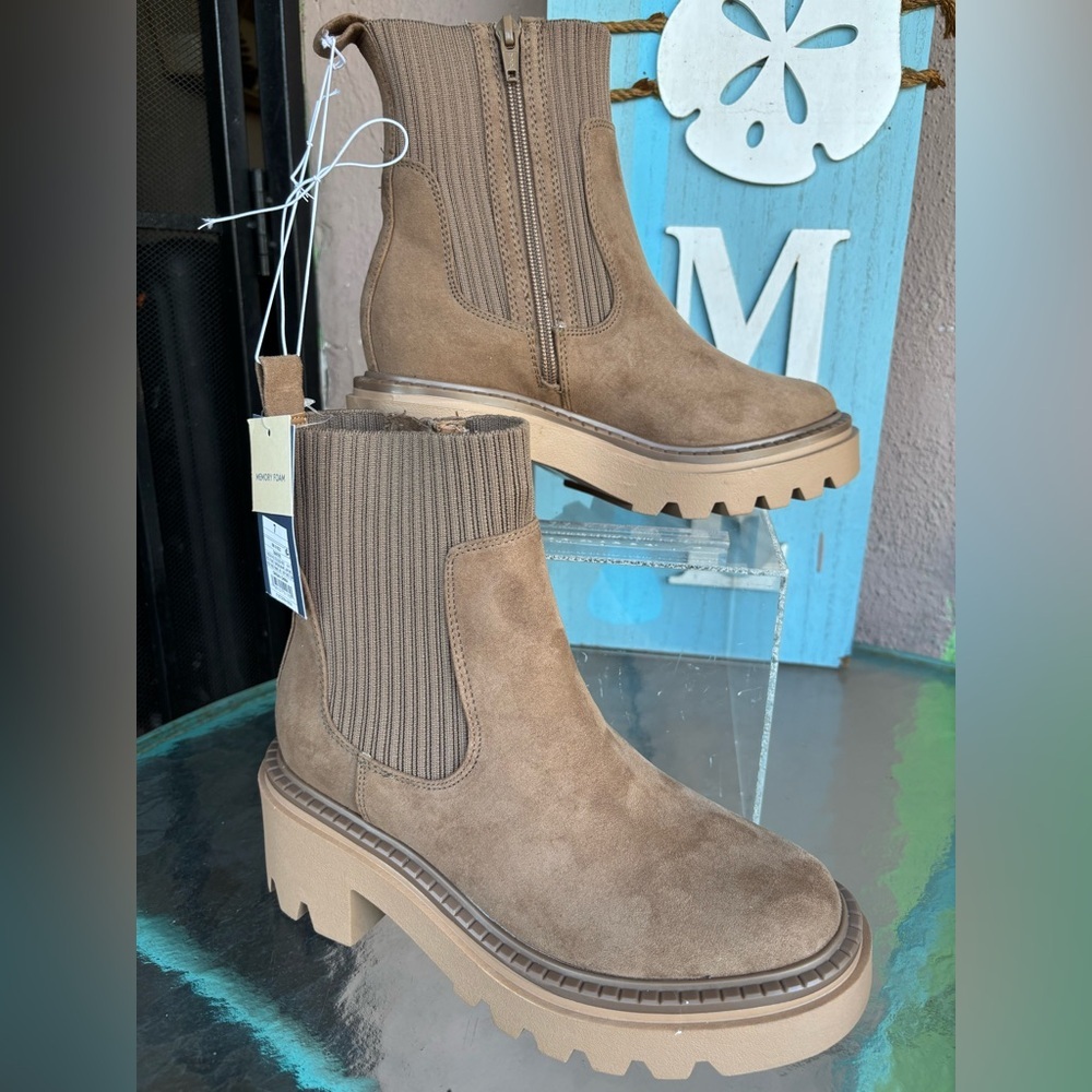 ๐NWT Universal Threads Tan Ankle Boots๐ SIZE 7 womenโs Box C - Picture 5 of 16
